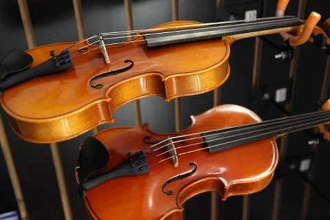 Pair of Violins Stockfoto's