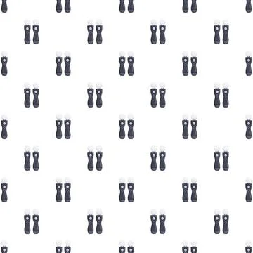 Pair of virtual reality game controllers pattern Stock Illustration