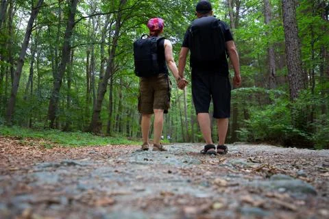 A pair of wanderers 스톡 사진