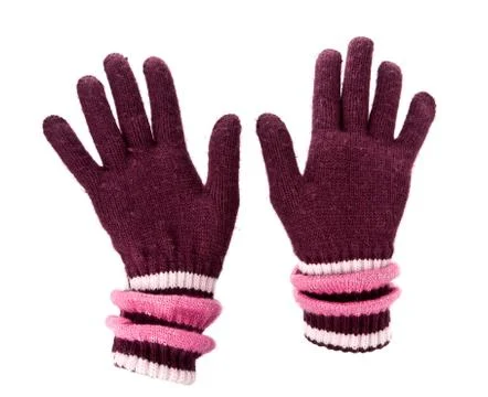 A pair of warm gloves Foto stock