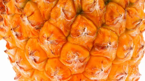 Pair of whole fresh raw pineapple Stock Footage 24655114