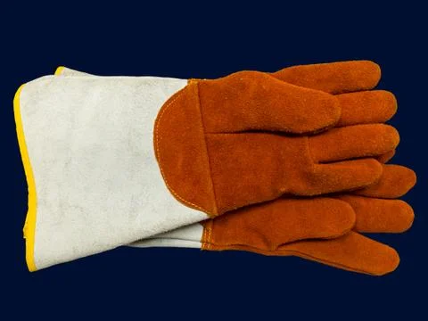 Pair working gloves Stock Photos