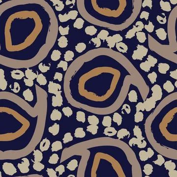 Paisley abstract Seamless Pattern Design イラスト素材