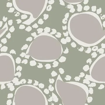 Paisley abstract Seamless Pattern Design Stock Illustration
