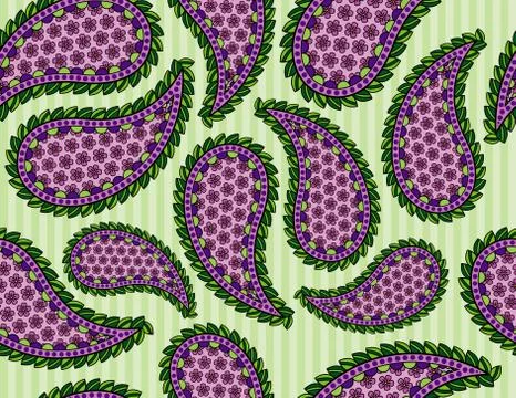 Paisley background 스톡 일러스트