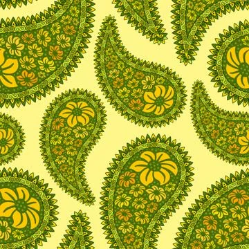 Paisley background Illustration