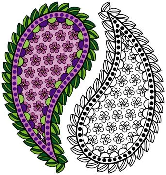 Paisley Stock Illustration