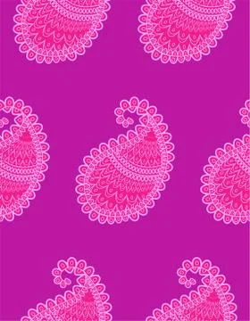 Paisley. A pattern based on the traditional textile figure "Turkish cucumber" Stock Illustration