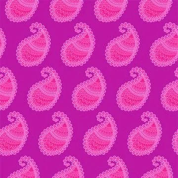 Paisley. A pattern based on the traditional textile figure "Turkish cucumber" Illustrazione stock