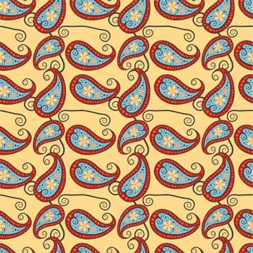 Paisley pattern Stock Illustration
