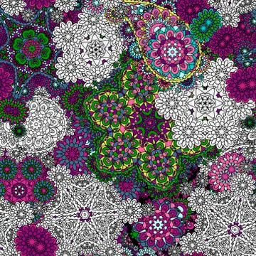 Paisley pattern Stock Illustration