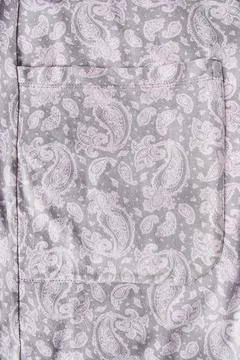 Paisley pattern patch pocket Fotos de archivo