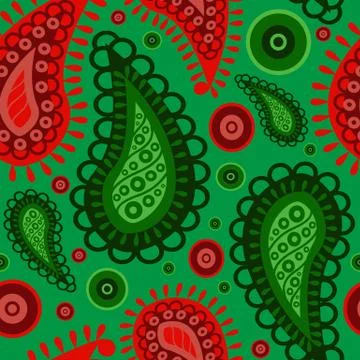 Paisley pattern in vector format Illustrazione stock