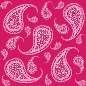Paisley repeated background for wallpapers, banners and covers Stock Illustration