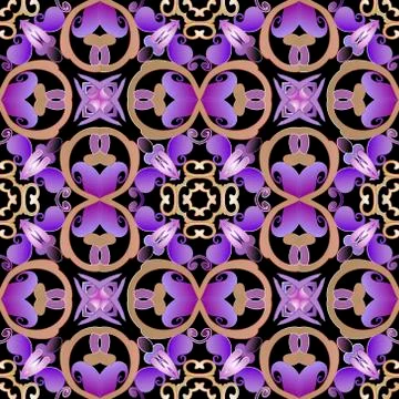 Paisley seamless pattern. Vintage patterned background. Vector ethnic style p Stock Illustration