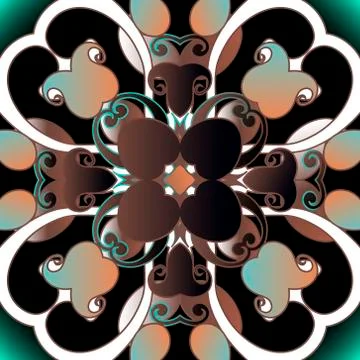 Paisley seamless pattern. Vintage patterned background. Vector ethnic style p Stock Illustration