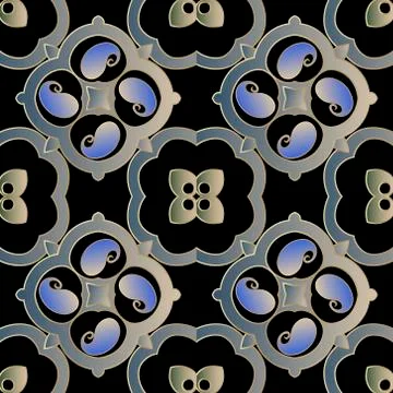 Paisley seamless pattern. Vintage patterned background. Vector ethnic style p イラスト素材