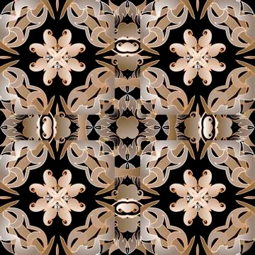 Paisley seamless pattern. Vintage patterned background. Vector ethnic style p Stock Illustration