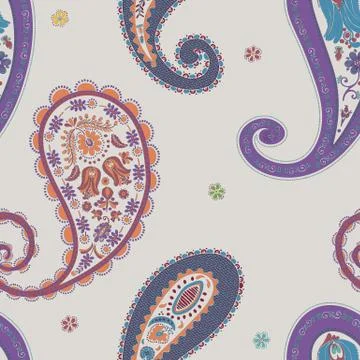 Paisley vector pattern Stock Illustration