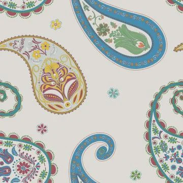 Paisley vector pattern  Stock Illustration