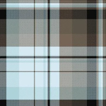 Paisley vector plaid check, smooth textile seamless texture. October patter.. Stock Illustration