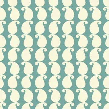 Paisley vector seamless pattern design Stock Illustration
