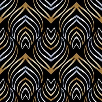 Paisley vector seamless pattern. Floral abstract background Illustrazione stock