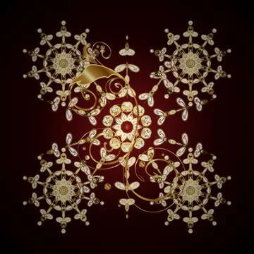 Paisleys elegant floral vector pattern background sketch illustration with vinta Stockillustratie