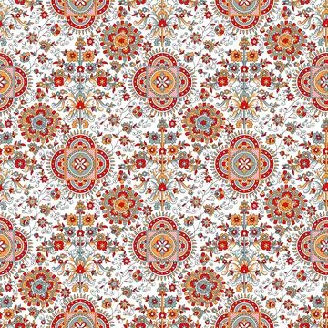 Paisley,Seamless,Pattern 스톡 일러스트
