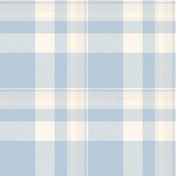 Pajamas background pattern vector, doodle check fabric seamless. Symmetry t.. Illustrazione stock