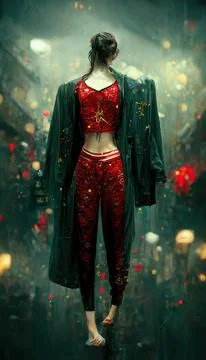 PAJAMAS OF THE FUTURE 03 Stock Illustration
