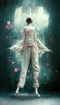 PAJAMAS OF THE FUTURE 07 Illustrazione stock