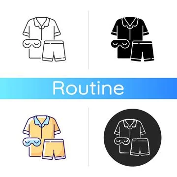 Pajamas icon Stock-Illustration
