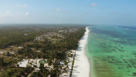 Paje beach at Zanzibar Stock Footage 308429804
