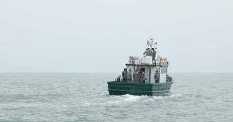 Pak Coast Guards Ensuring Maritime Security 스톡 동영상 326284383