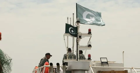 Pak Coast Guards Ensuring Maritime Security 스톡 동영상 326285835