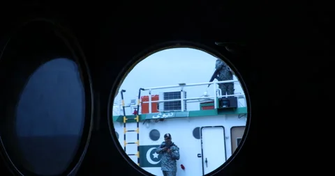 Pak Coast Guards Ensuring Maritime Security Stock-Footage 326286716