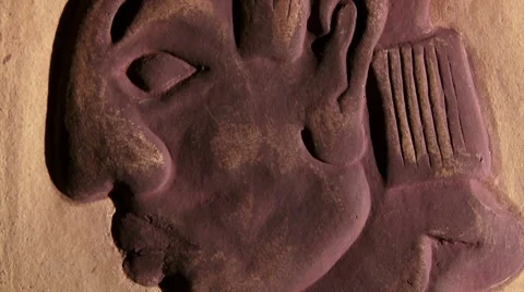 Pakal Votan, tilt down Video stock 10561113