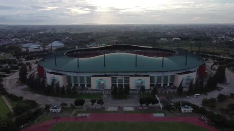Pakansari Stadium, Bogor Regency Stock Footage 266894003