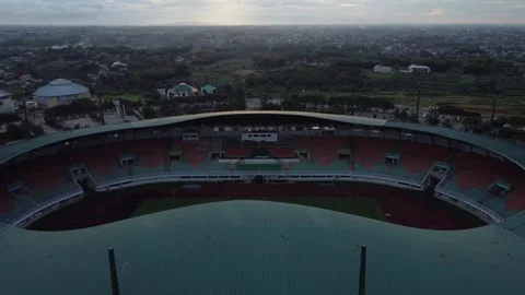 Pakansari Stadium, Bogor Regency Stock Footage 266894949