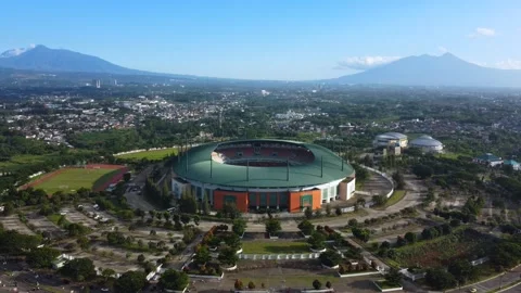 Pakansari Stadium, Bogor Regency Stock Footage 269153833