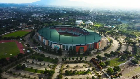 Pakansari Stadium, Bogor Regency Stock Footage 269155911