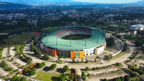 Pakansari Stadium, Bogor Regency Stock Footage 269157216