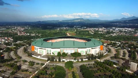 Pakansari Stadium, Bogor Regency Stock Footage 269164350