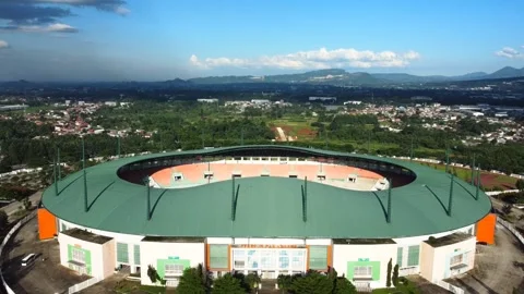 Pakansari Stadium, Bogor Regency Stock Footage 269167030