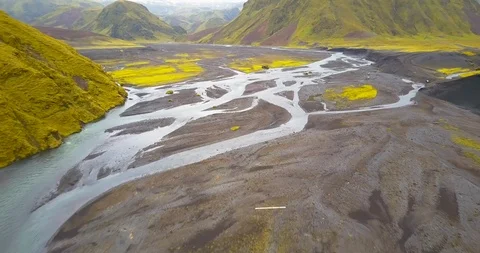 Pakgil valley from above Stock Footage 101771601