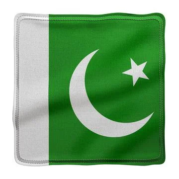 Pakistan 3d flag Stock Illustration