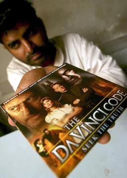 Pakistan Cinema Da Vinci Code Pirate Dvd - May 2006 Stock Photos