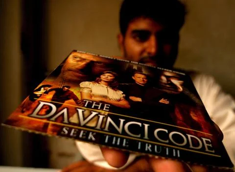 Pakistan Cinema Da Vinci Code Pirate Dvd - May 2006 Stock Photos