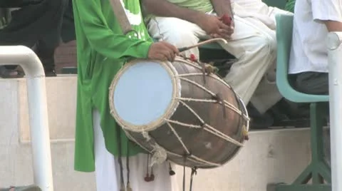 Pakistan drummer Stock-Footage 8980577